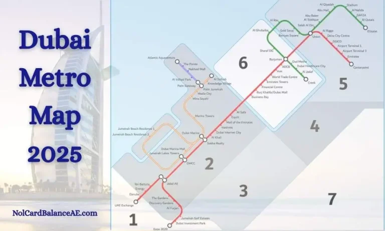 Dubai Metro Map 2025